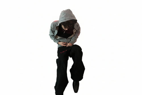 Denim Black baggy flare jeans