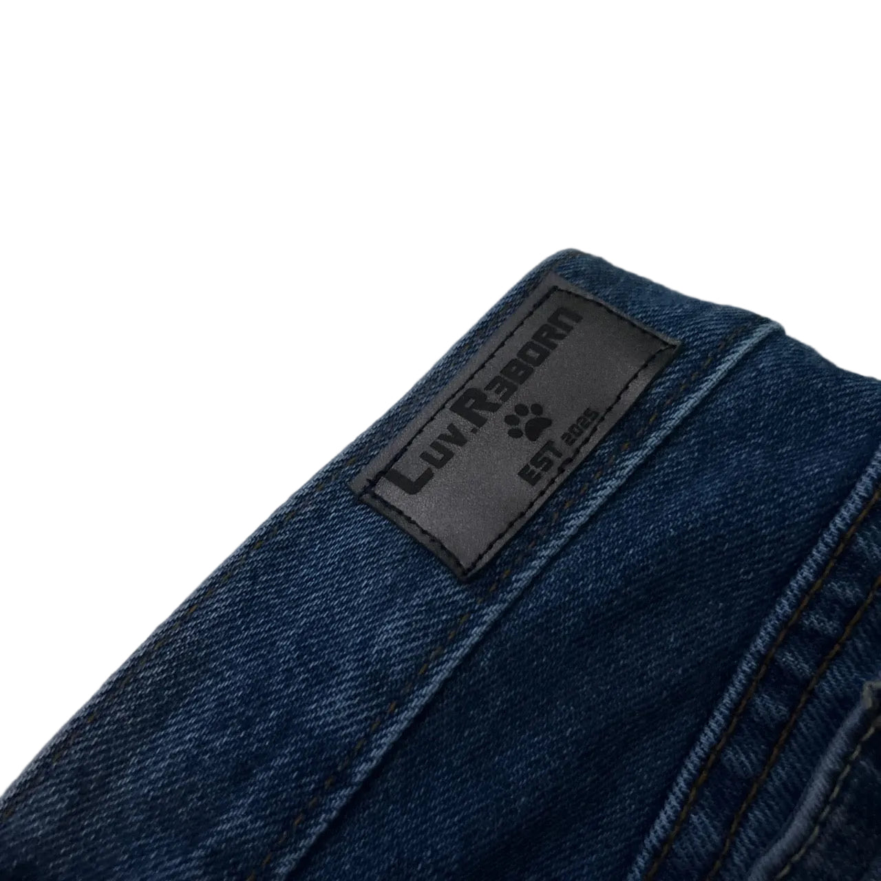 baggy dark wash jorts