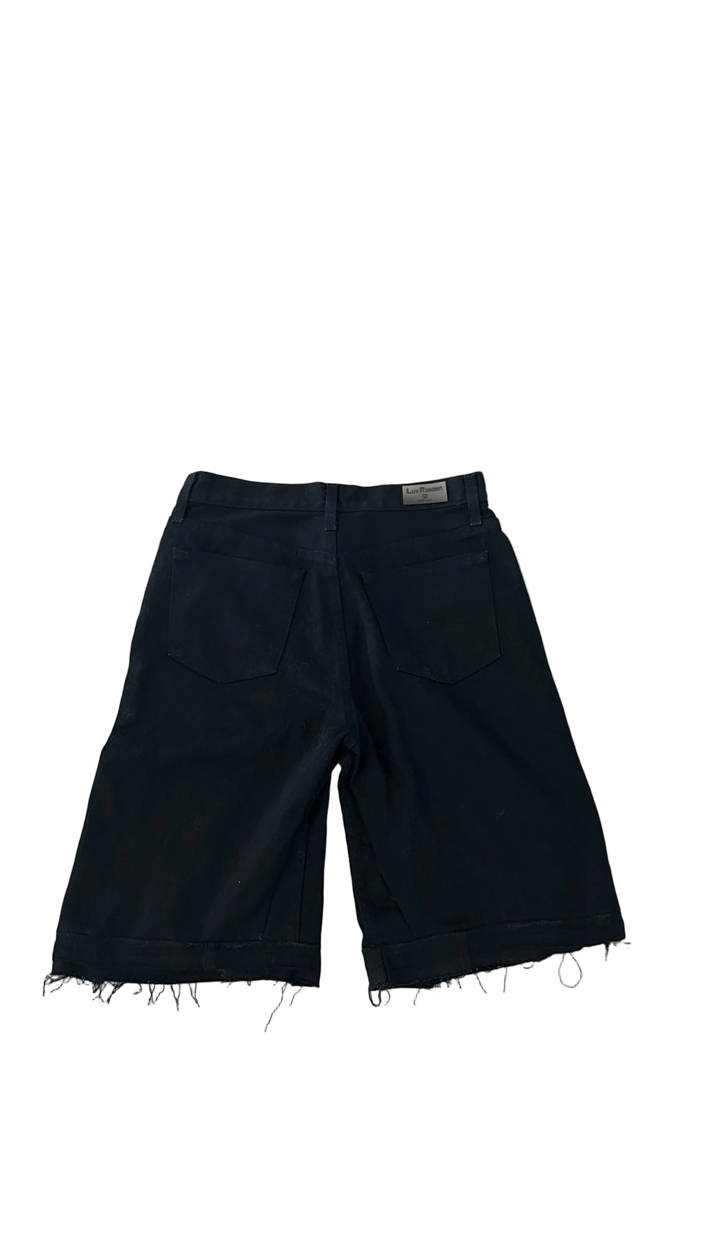 baggy black jorts